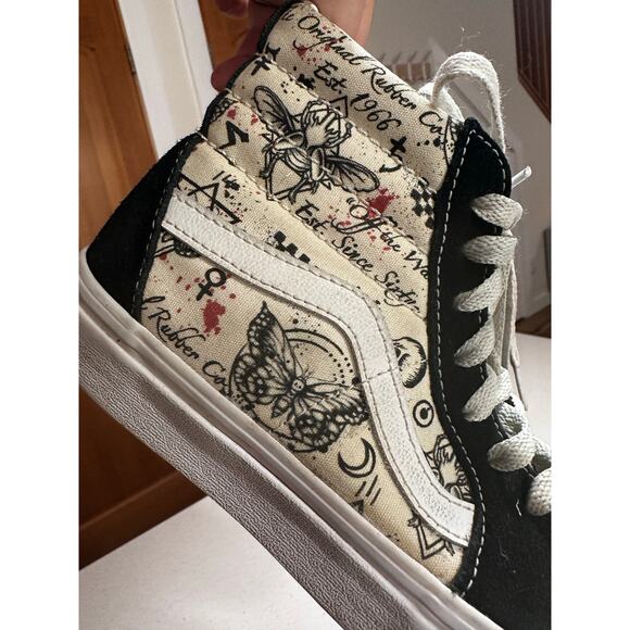 Vans Women's 6.5 Butterfly Journal Marshma High Top - Picture 3 of 9